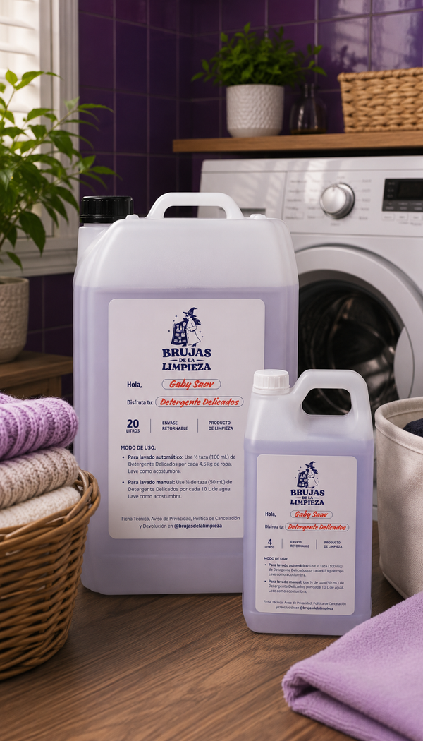 Detergente para ropa delicada